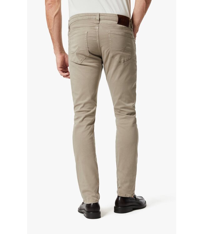 34 HERITAGE Cool Tapered Leg Pants In Mushroom Twill
