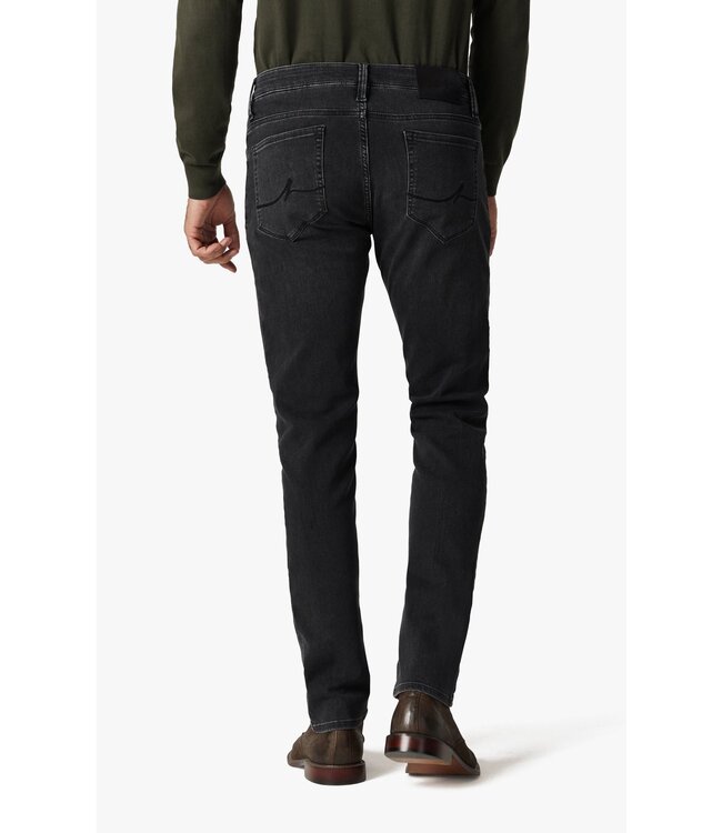 34 HERITAGE Jean cool à jambe fuselée, fumé foncé raffiné