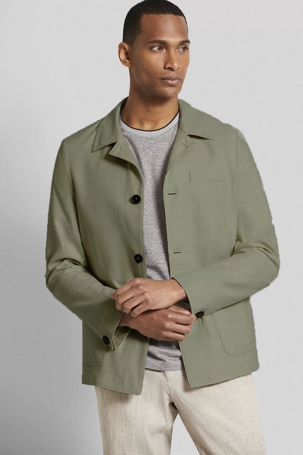 Cotton Shirt Jacket