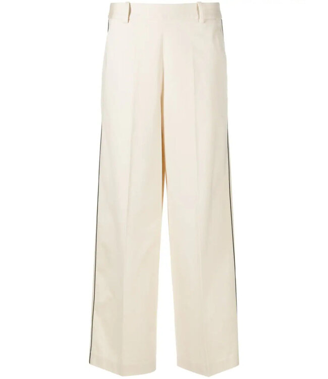 CIRCOLO 1901 Pantalon à jambes larges avec passepoils