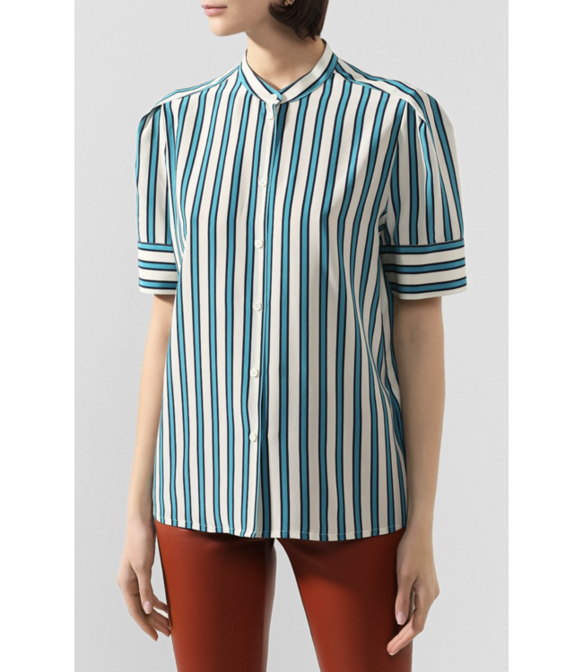 Striped Silk Shirt