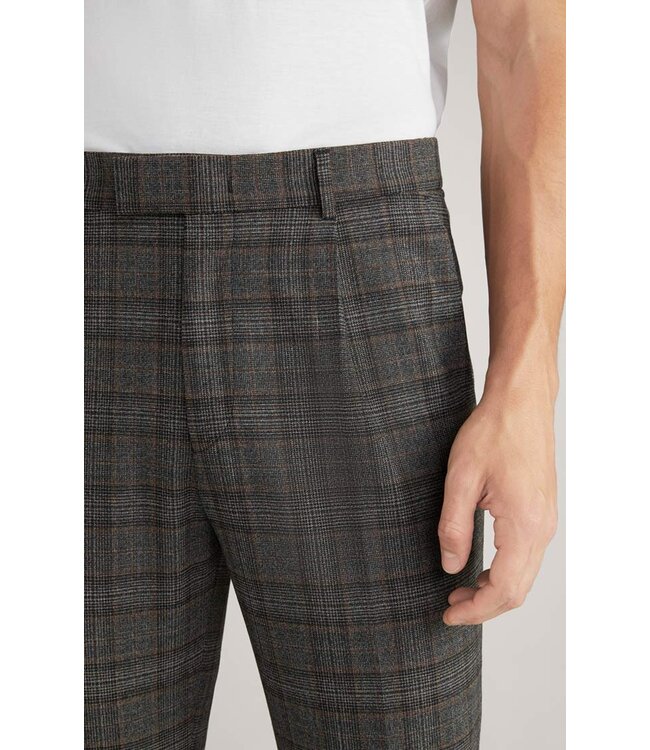 JOOP! Pantalon modulaire Bird à carreaux gris