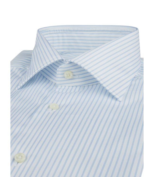 STENSTROMS Chemise en sergé rayé bleu clair