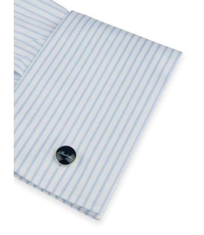 STENSTROMS Chemise en sergé rayé bleu clair