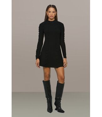 AMUR Walker Lettuce Edge Dress