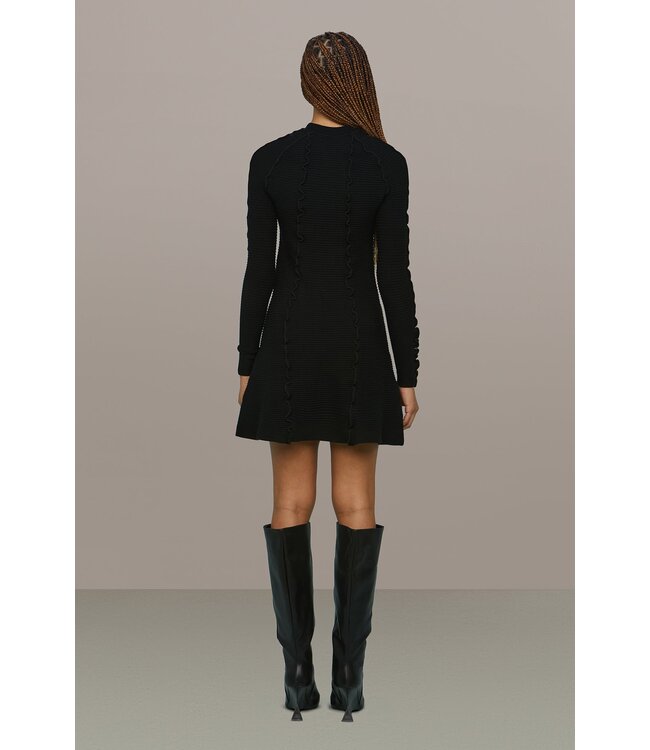 AMUR Walker Lettuce Edge Dress