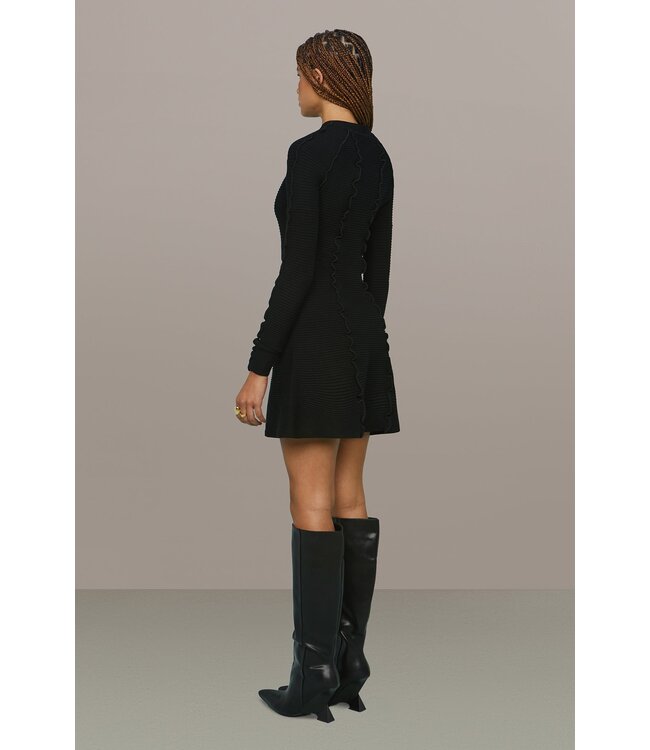 AMUR Walker Lettuce Edge Dress