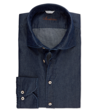 STENSTROMS Dark blue Denim Stretch Shirt