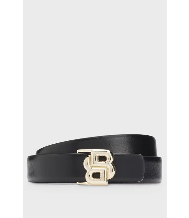 BOSS Ceinture réversible en cuir italien avec boucle monogramme Double B