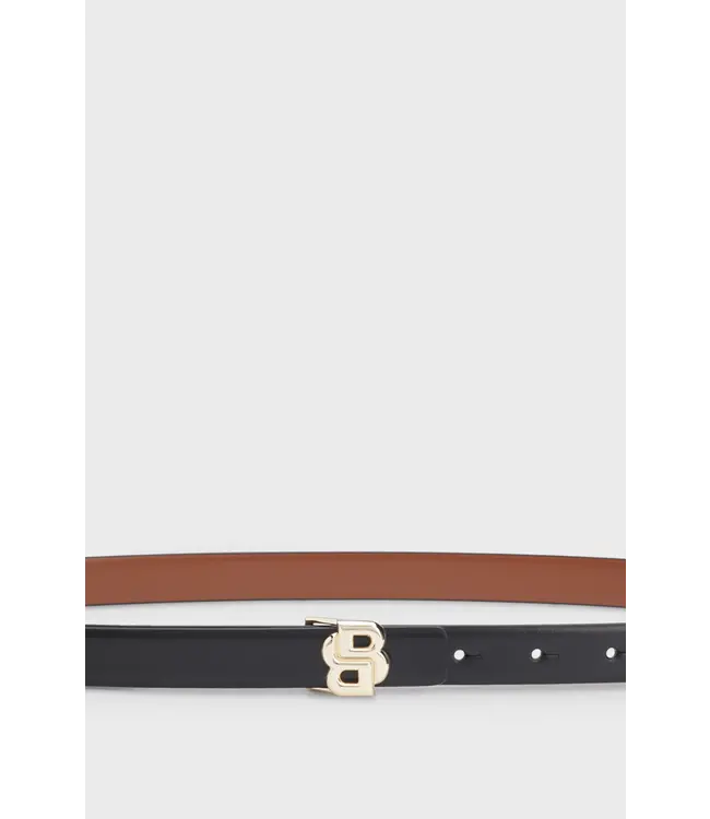BOSS Ceinture réversible en cuir italien avec boucle monogramme Double B