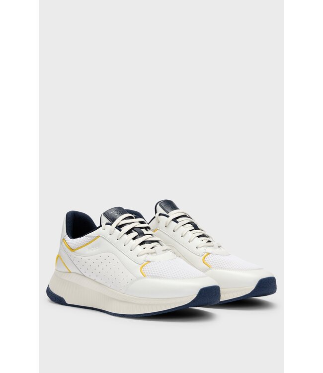 BOSS Porsche x BOSS perforated-leather trainers