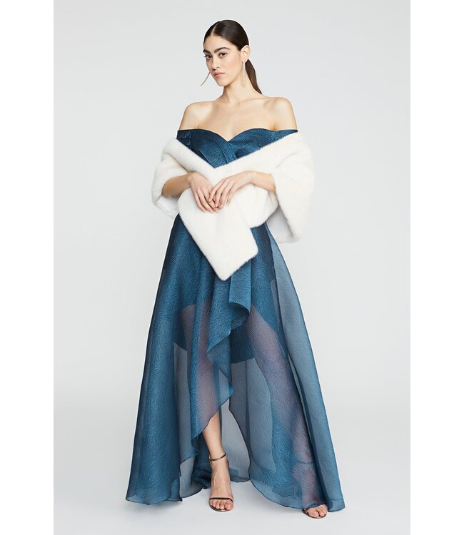 Theia Étole en vison sans fourrure