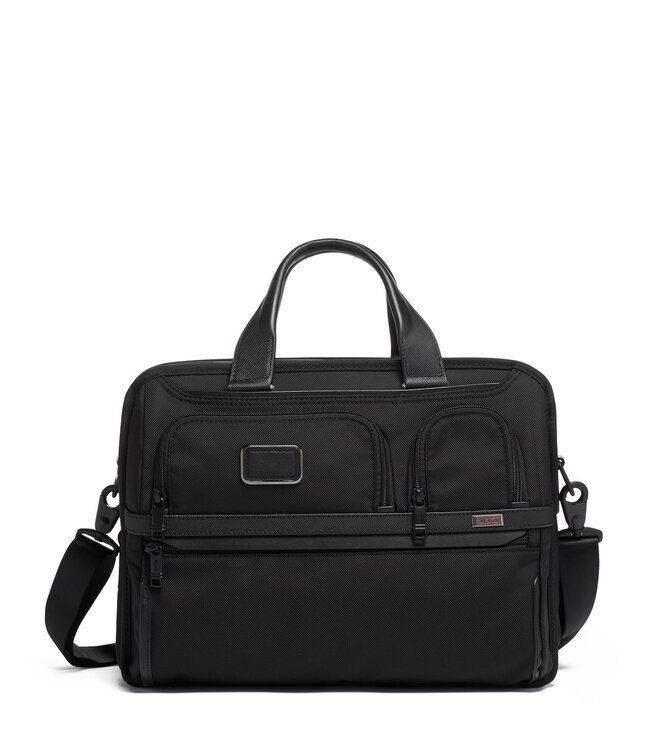 TUMI Alpha Expandable Organizer Laptop Brief