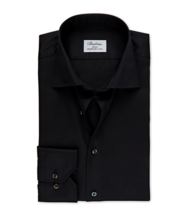 STENSTROMS Slimline Chemise en sergé noir