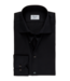 STENSTROMS Slimline Black Twill Shirt