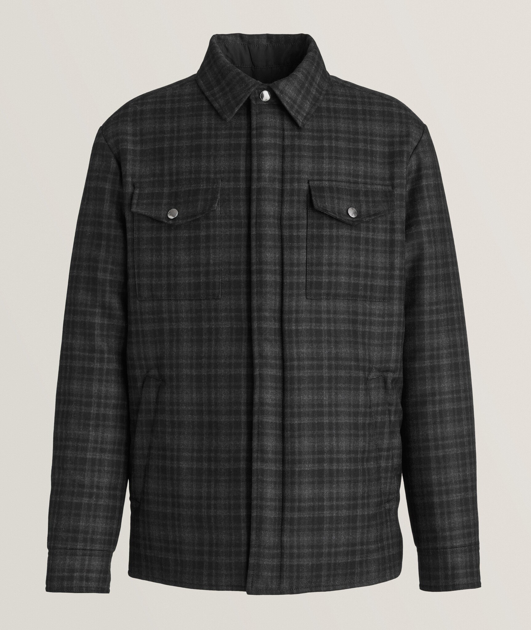 Plaid Quilted Overshirt