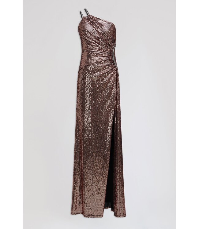 Theia Roxanne One Shoulder Gown