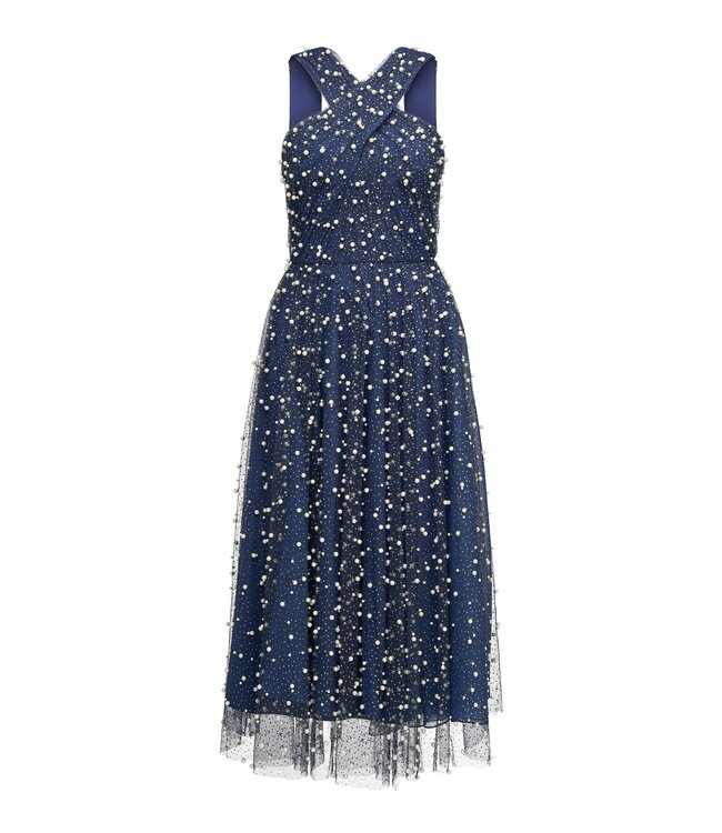 Theia Tatiana Glimmer Halter Dress