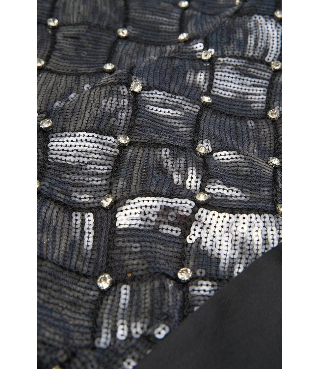 Theia Jewel Strapless Sequin Dress