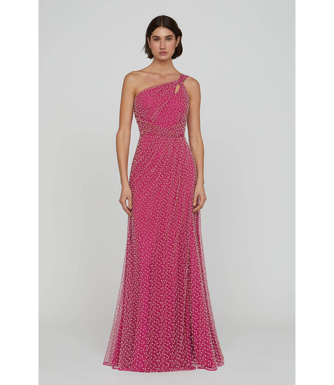 Theia Robe Amber Twist A Line