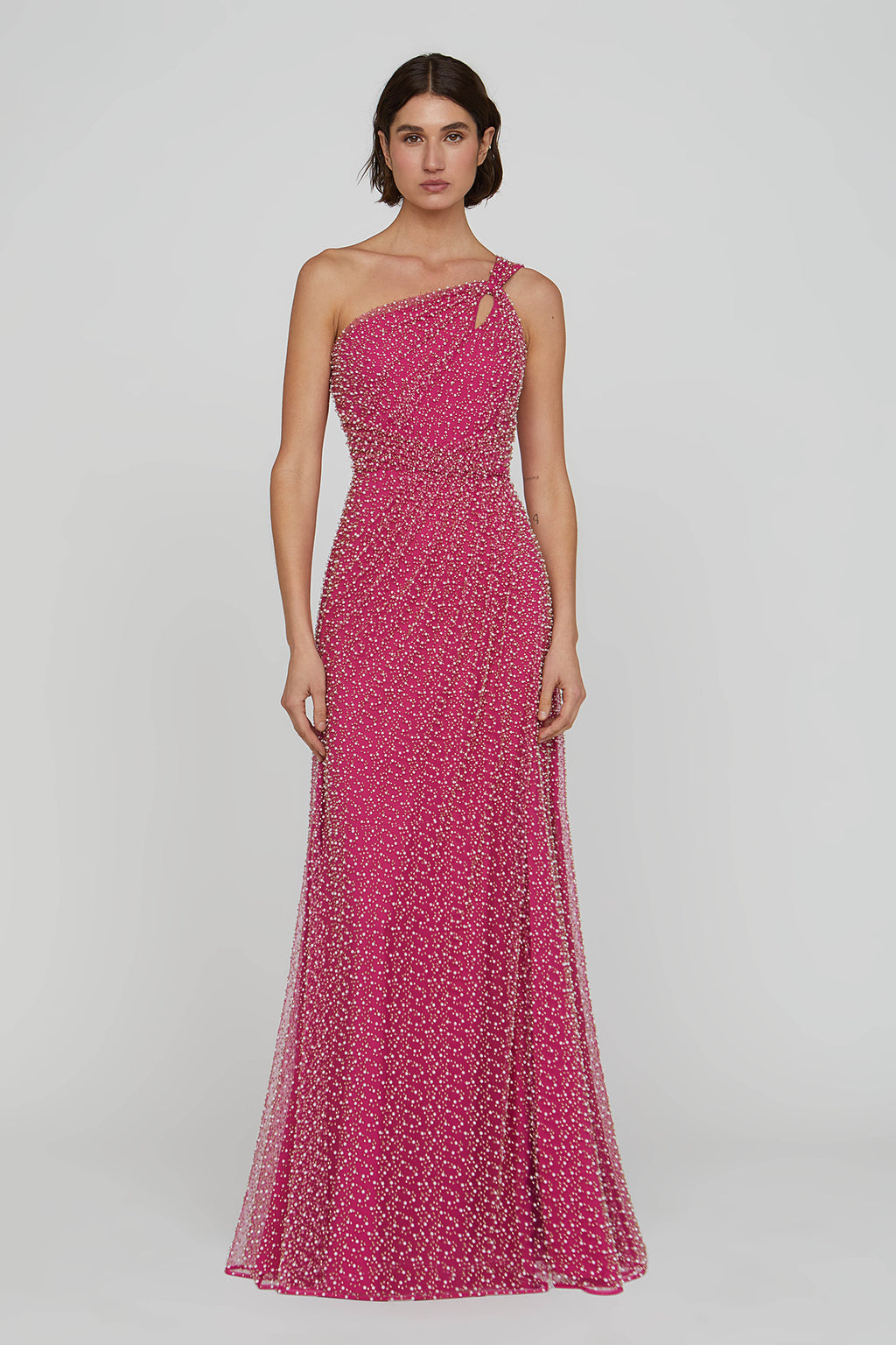 Amber Twist A Line Gown