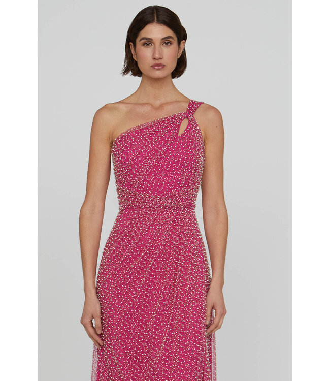 Theia Robe Amber Twist A Line