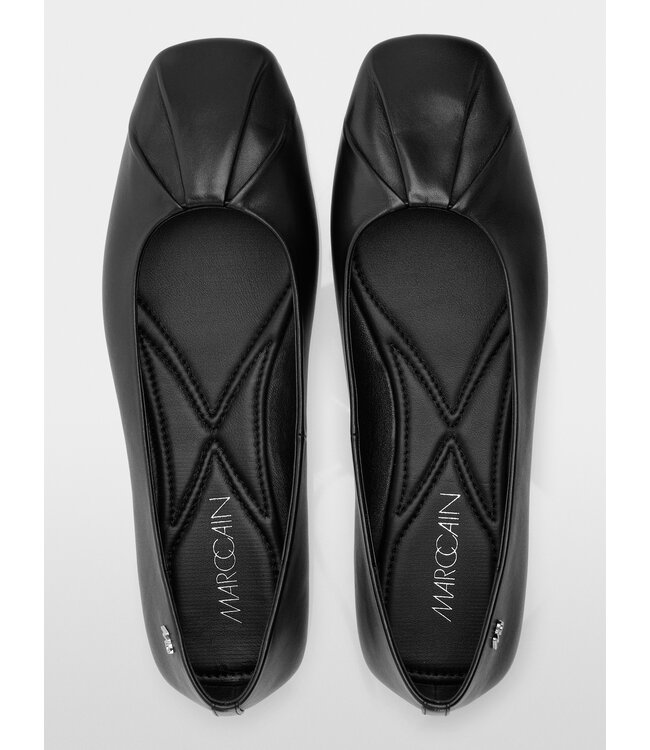 MARC CAIN Goat Nappa Ballerina with Soft Sole