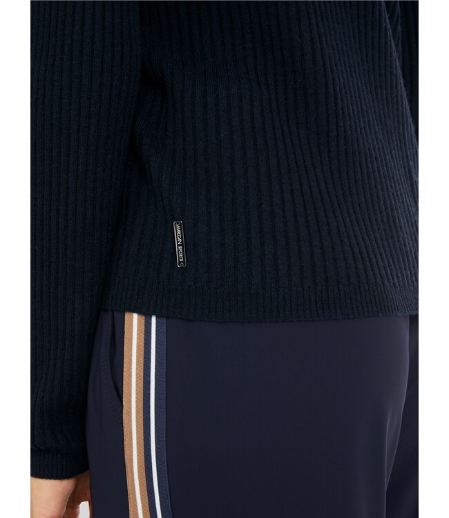 MARC CAIN Fitted sweater – "Rethink Together"