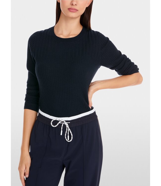 MARC CAIN Pull-over ajusté - « Rethink Together »