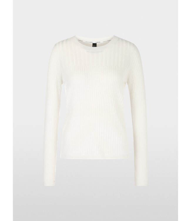 MARC CAIN Fitted sweater – "Rethink Together"