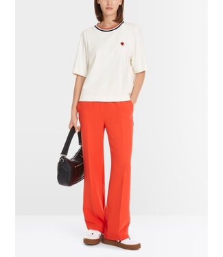 MARC CAIN Cropped short-sleeve T-shirt