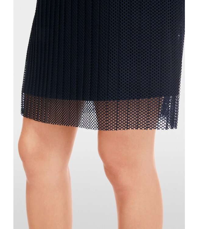 MARC CAIN Short pleated net skirt