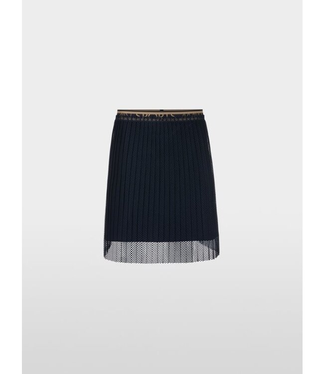 MARC CAIN Short pleated net skirt