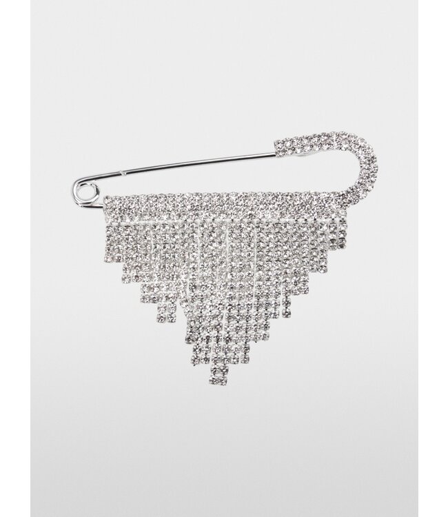 MARC CAIN Broche avec strass étincelants