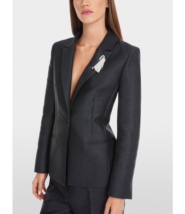 MARC CAIN Broche avec strass étincelants