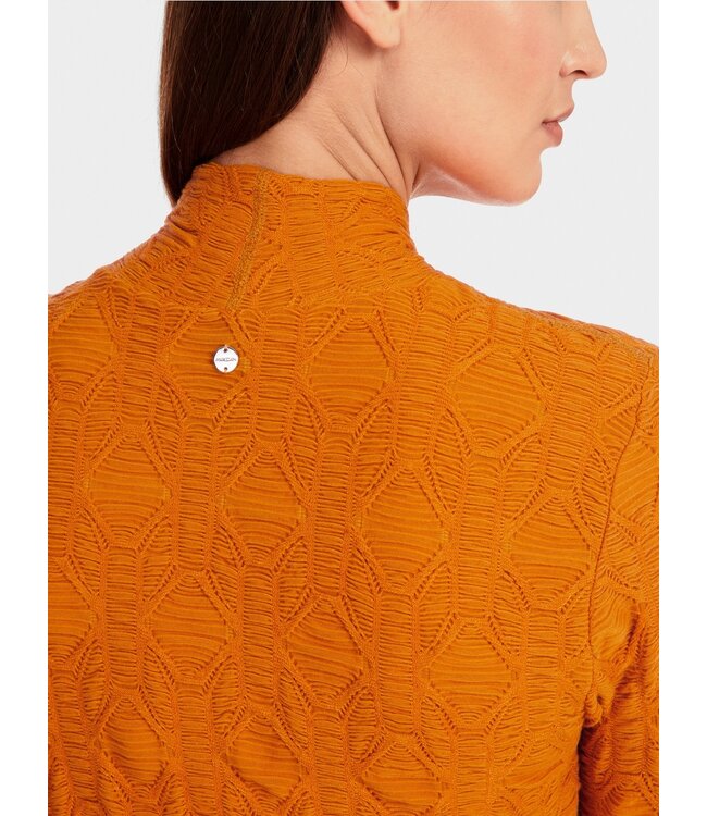 MARC CAIN Jersey dress in 3D structure