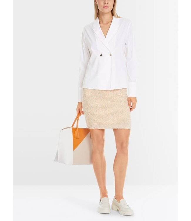 MARC CAIN Blouse in jacket style