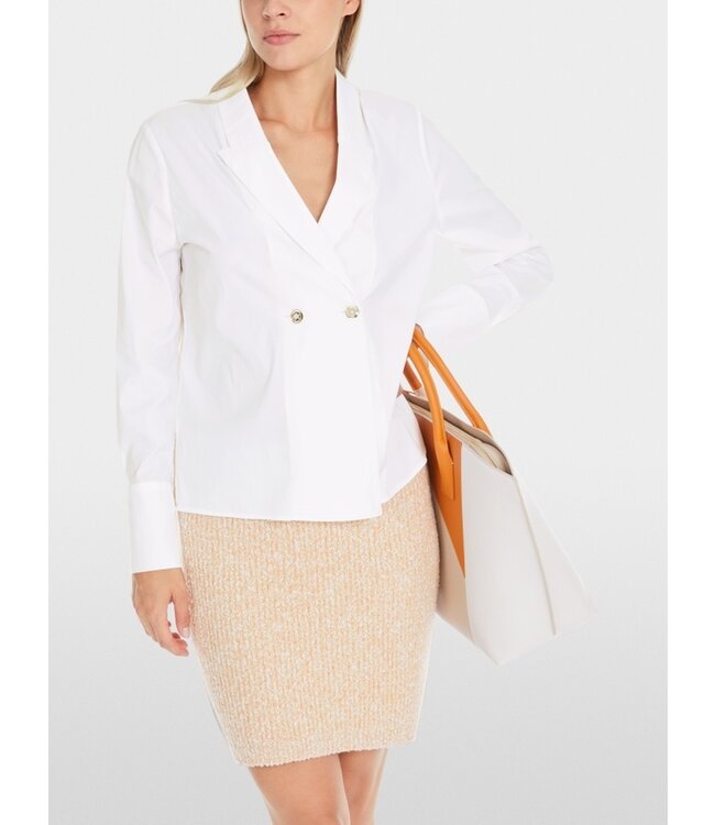 MARC CAIN Blouse in jacket style