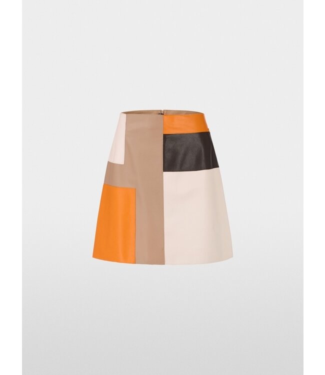 MARC CAIN Skirt made from lamb nappa