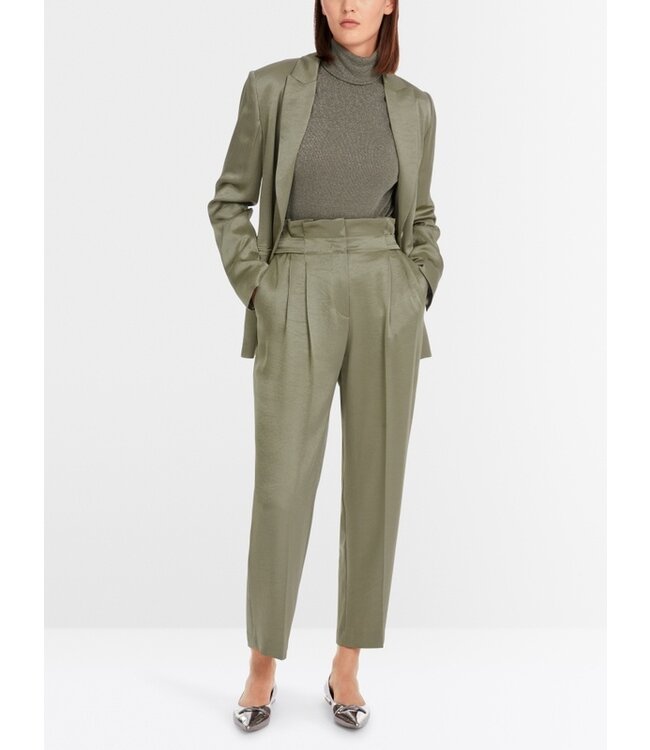 MARC CAIN Shimmering lurex basic turtleneck