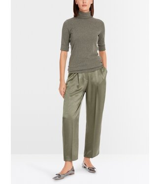 MARC CAIN Shimmering lurex basic turtleneck