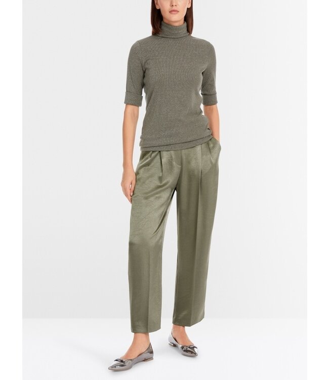 MARC CAIN Shimmering lurex basic turtleneck