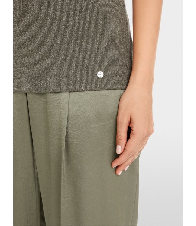 MARC CAIN Shimmering lurex basic turtleneck