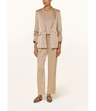 LUISA CERANO Satin one-button blazer