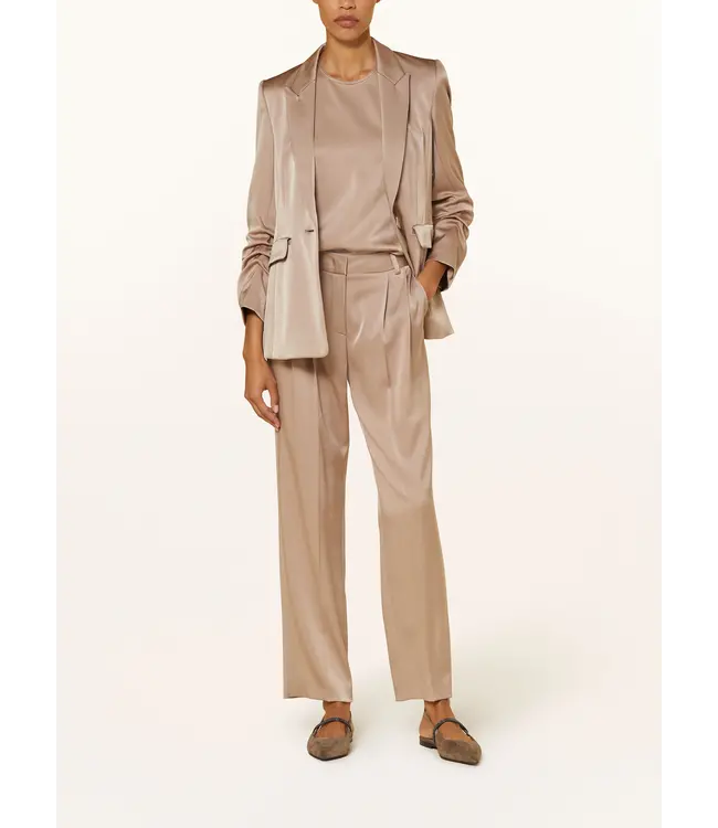 LUISA CERANO Pantalon large en satin