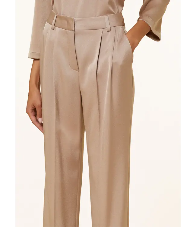LUISA CERANO Pantalon large en satin