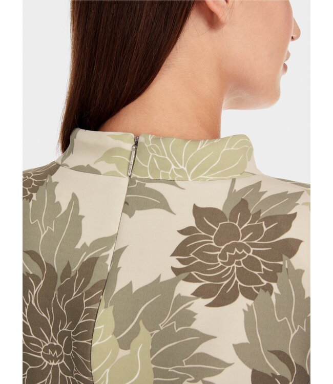 MARC CAIN Robe à fleurs en jersey de scuba