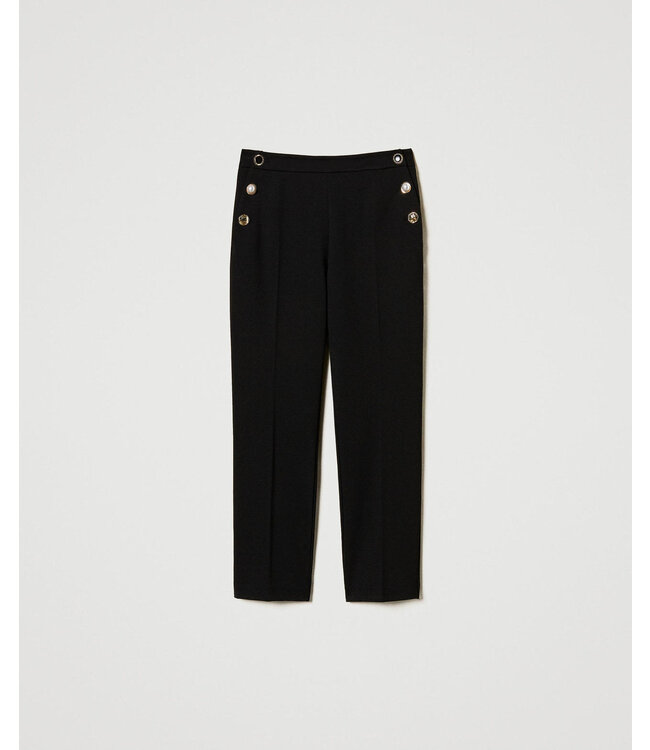 TWINSET Pantalon avec boutons bijoux