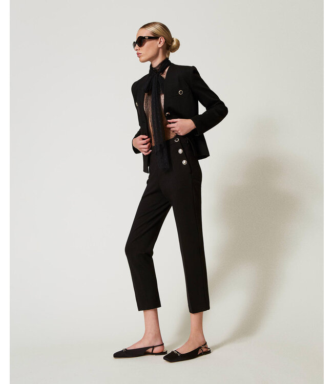 TWINSET Pantalon avec boutons bijoux