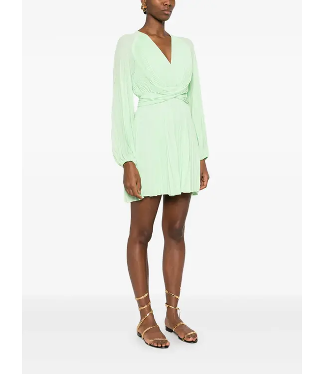 TWINSET Robe longue plissée en georgette